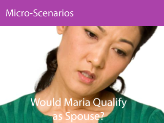 Micro scenarios spouse