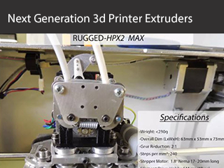 Next generation 3d printer extruders
