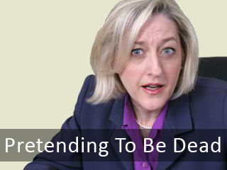 Pretending to be dead