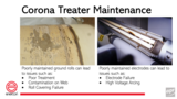 Corona treater maintenance