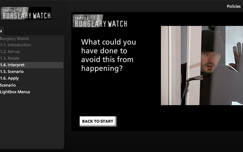 Original burglary sria