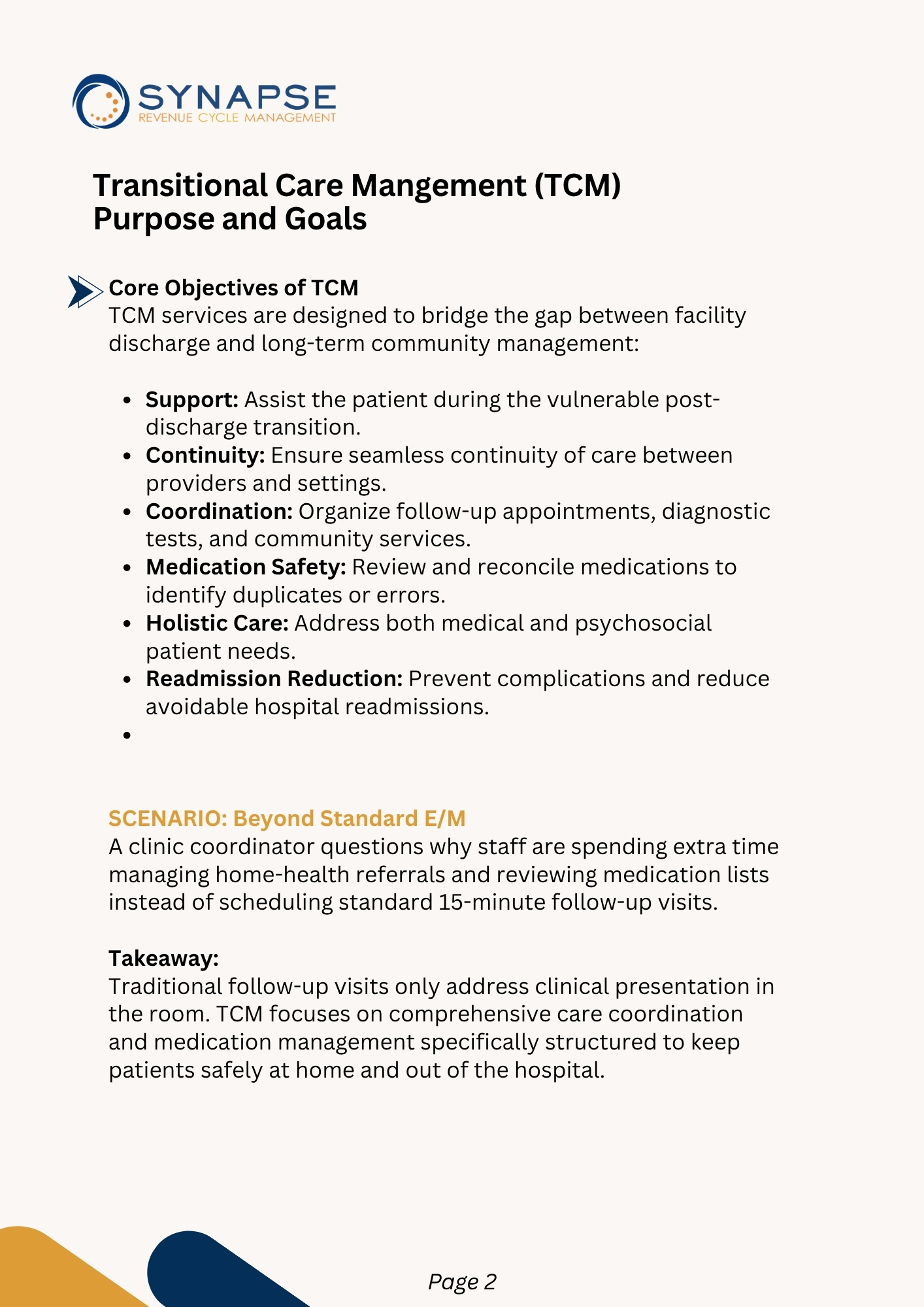 Tcm   purpose and goals