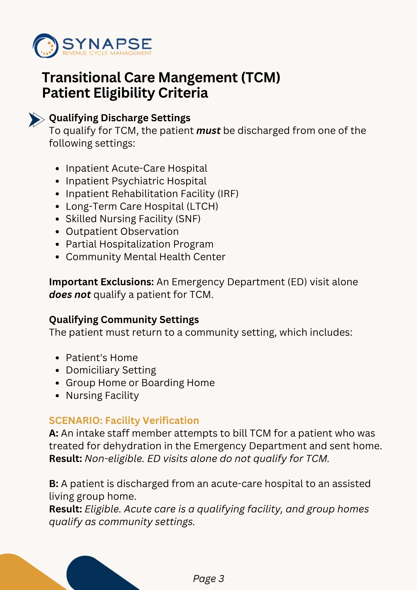 Tcm   patient eligibility criteria