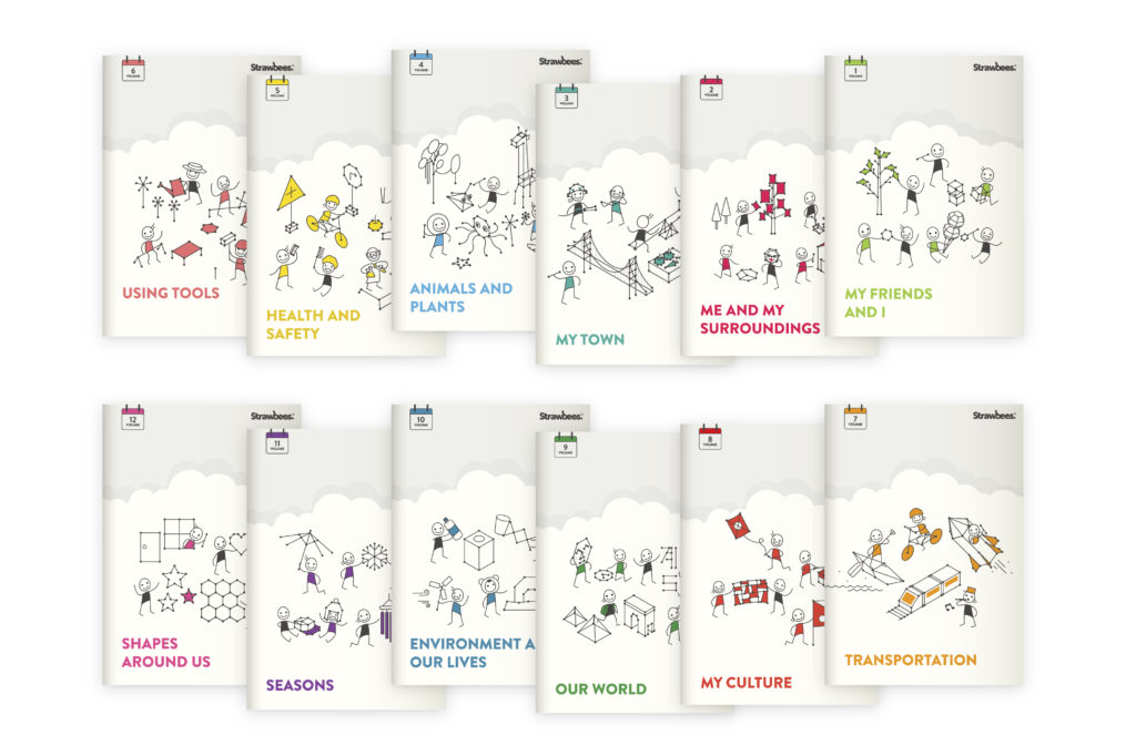The 12 Adventures for Little Inventors booklets.