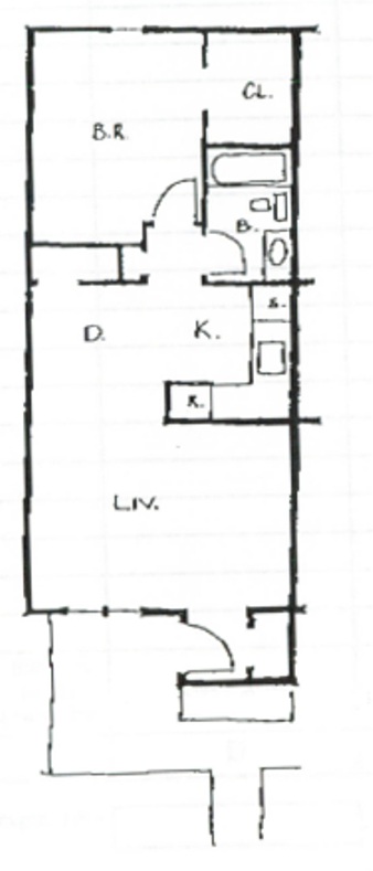 Image of 1 bedroom Floorplans