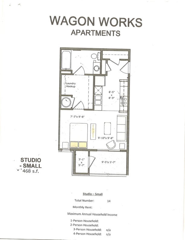 Image of Studio Small Floorplans
