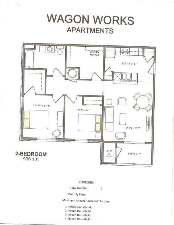 Image of Two Bedroom Floorplans