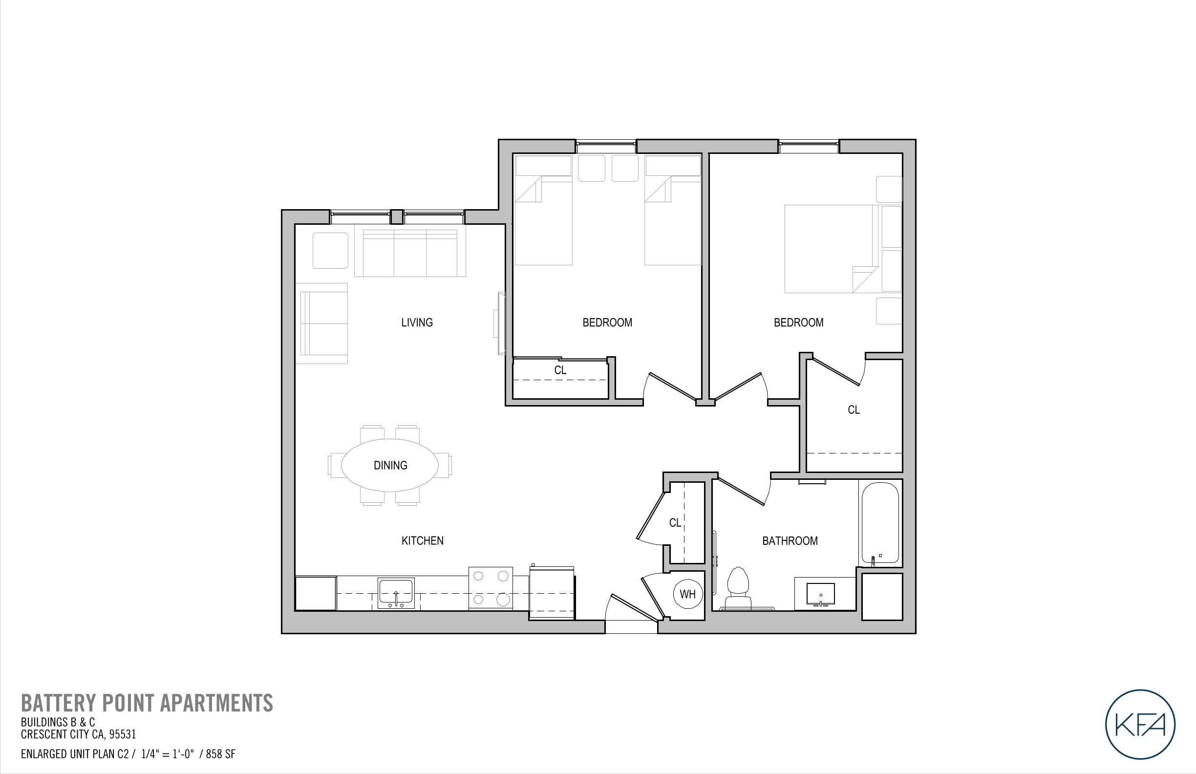 Image of Two Bedroom Floorplans