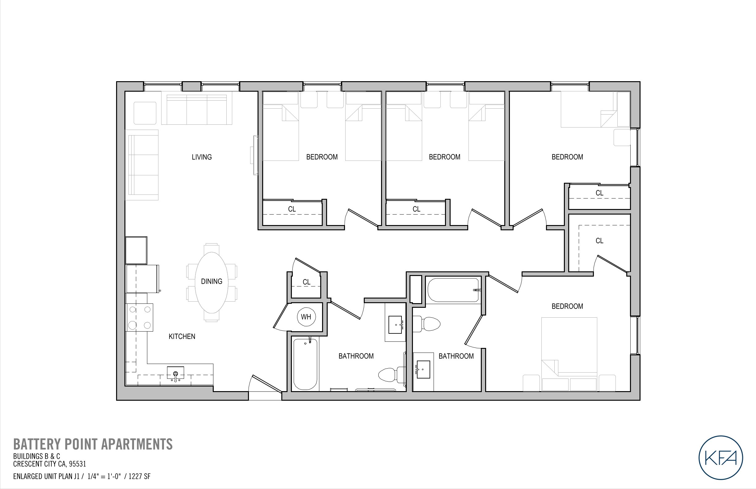 Image of Four Bedroom Floorplans