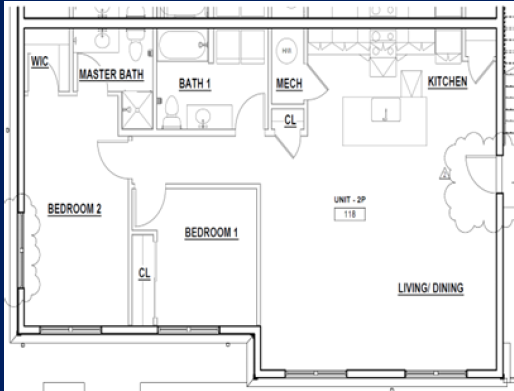 West Baden Lofts | 2 Bedroom