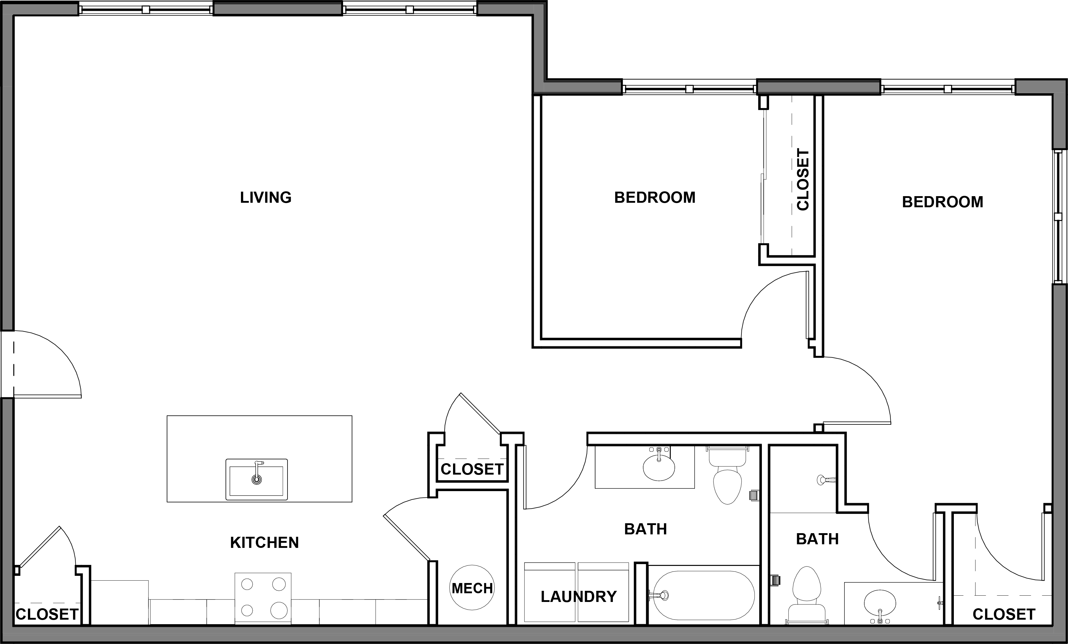 West Baden Lofts | 2 Bedroom