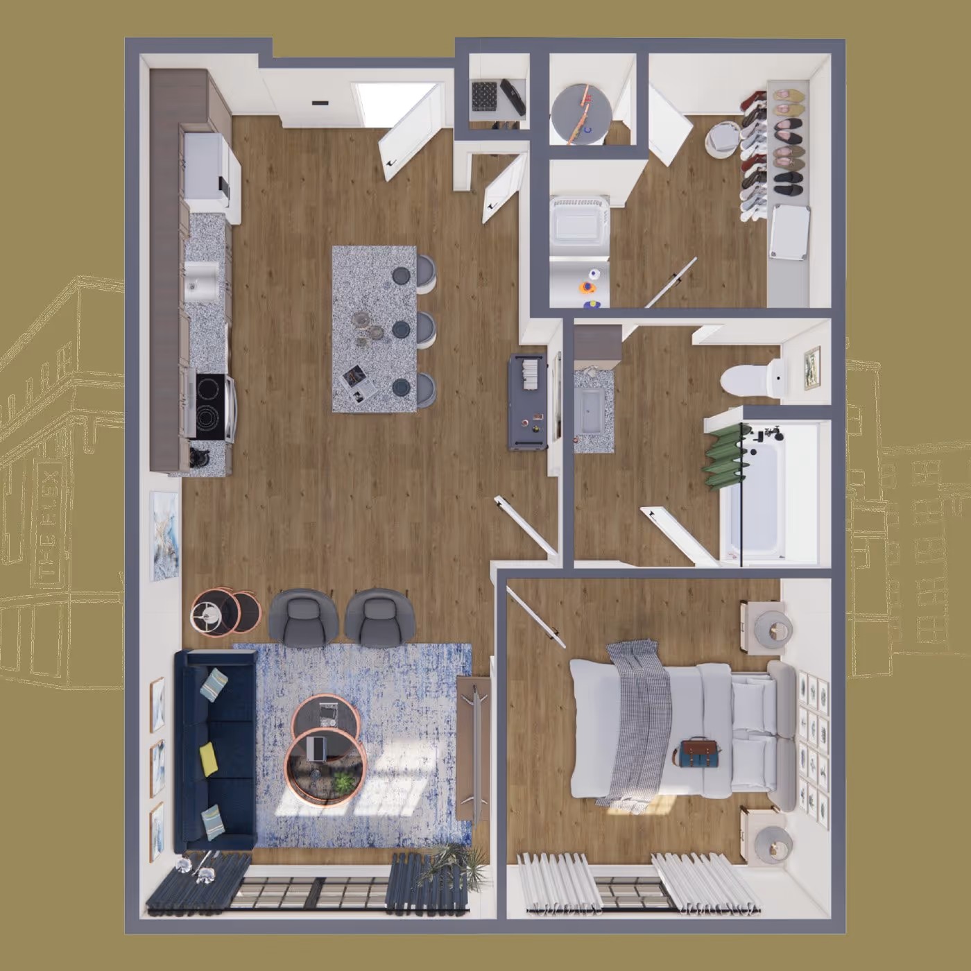 Image of The Rose Floorplans