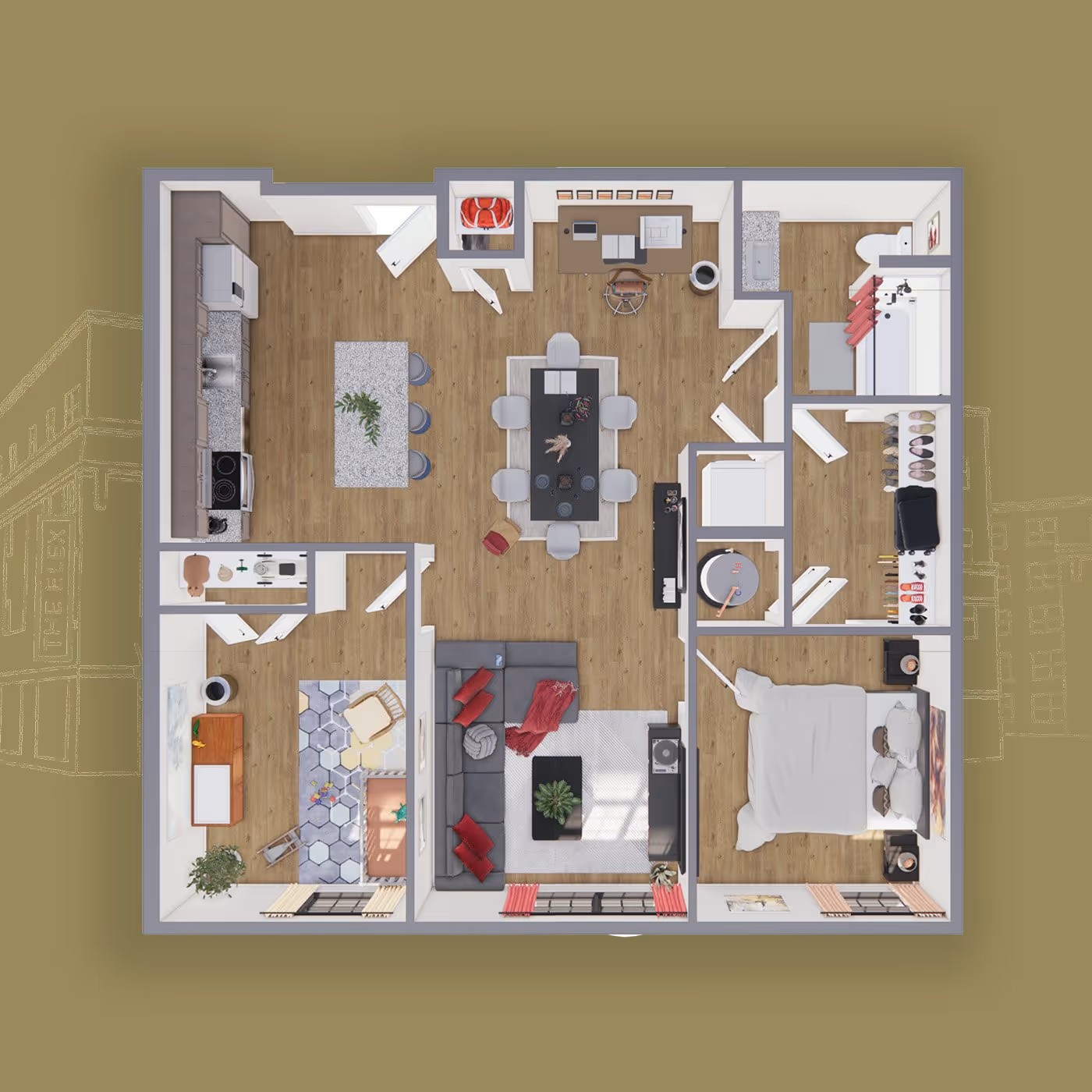 Image of The Peters Floorplans
