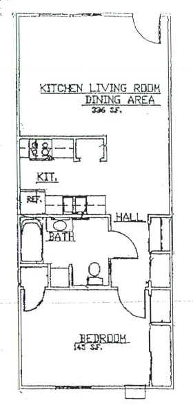Image of 1 Bedroom Floorplans