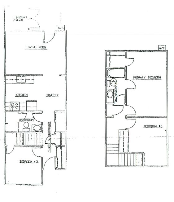 Image of 3 Bedroom TH Floorplans