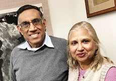 Professor Pramod Varshney & his sife Anju May 2019