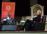 Dean Boise and Nina Totenberg