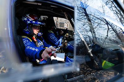 Rhianon Gelsomino, co-driver of the #199 Subaru WRX ARA25L.