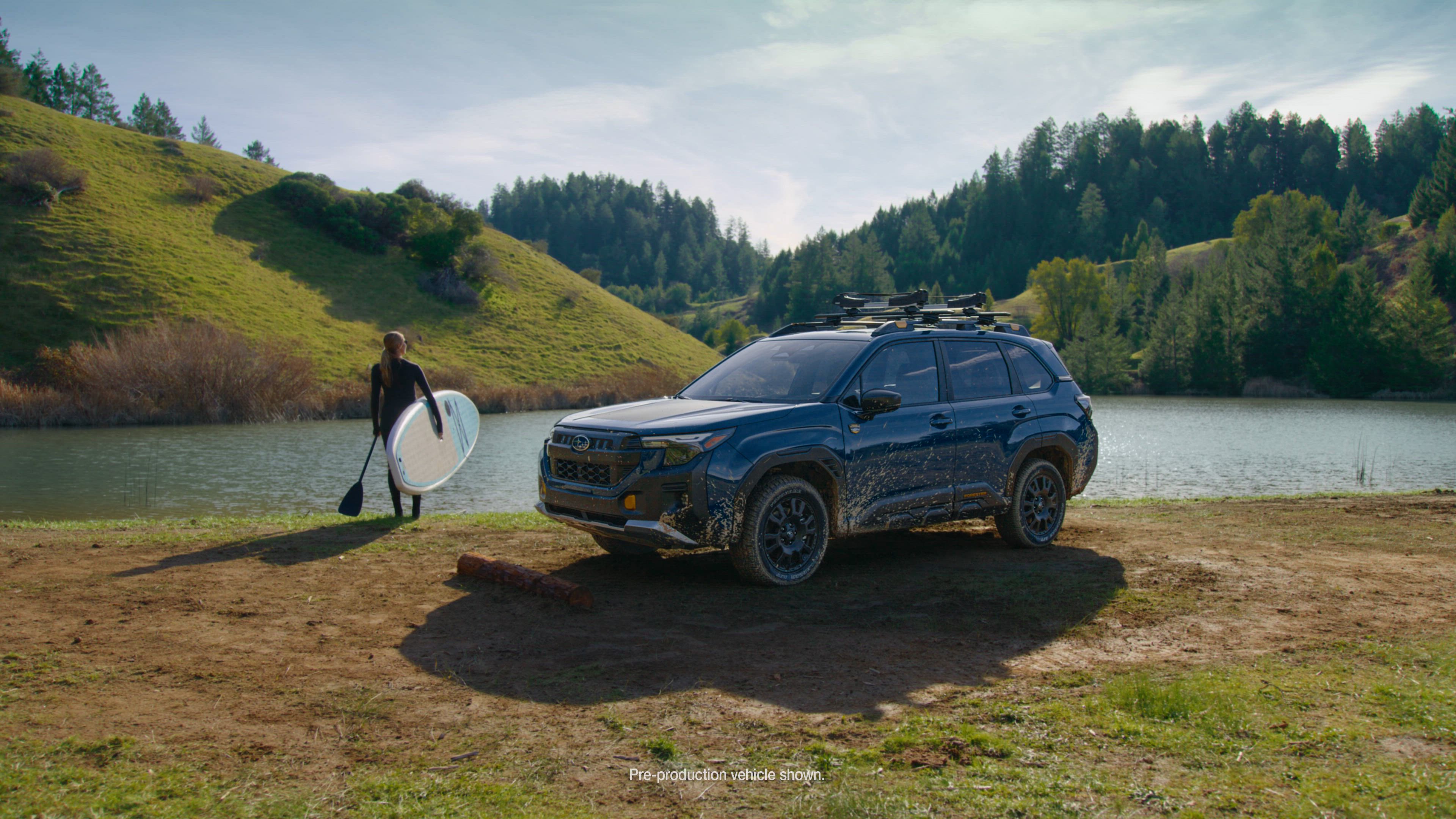 2027 Subaru Forester Wilderness Hybrid B-Roll Running footage