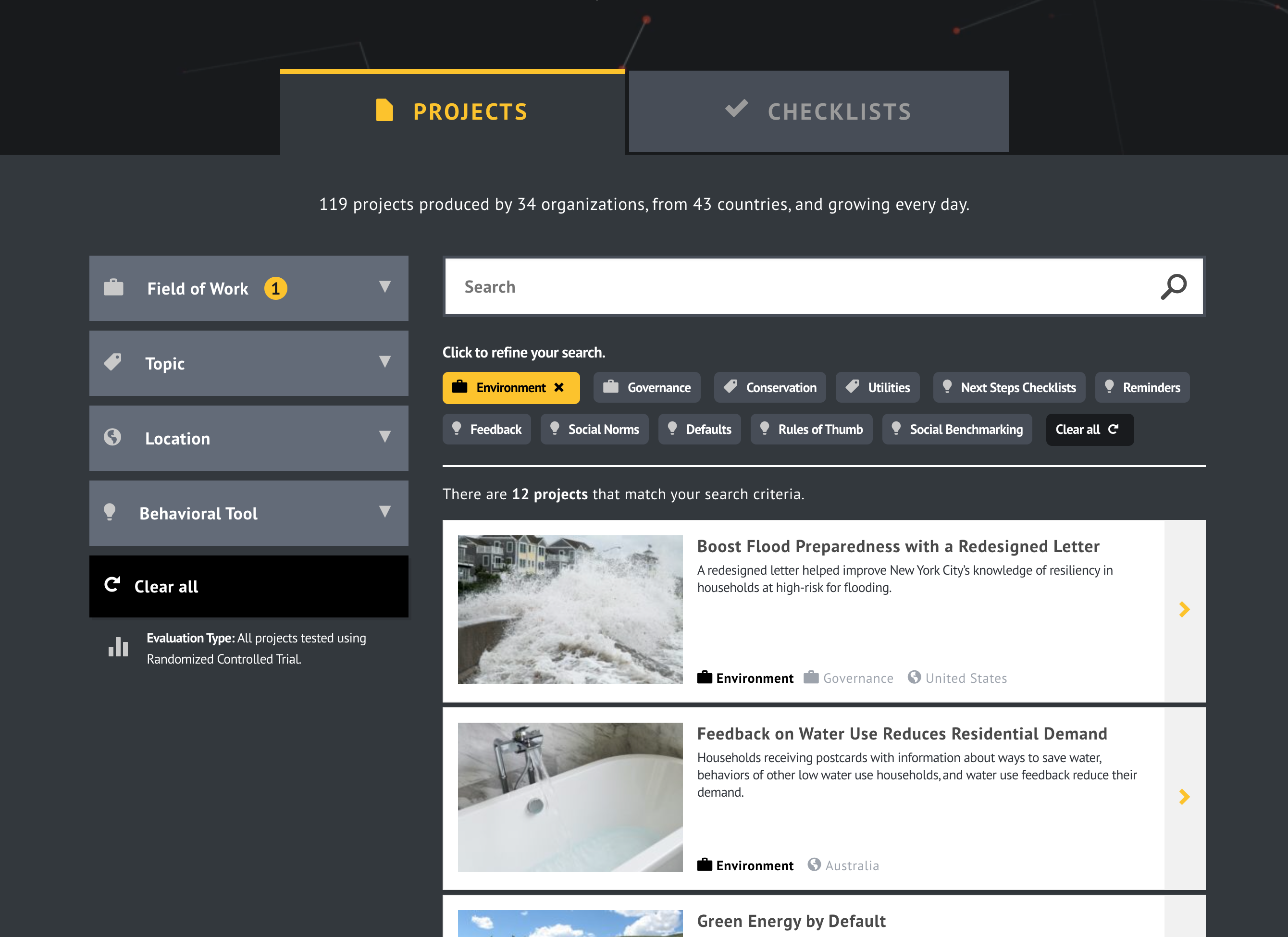 Thumbnail of B-Hub: The Behavioral Evidence Hub
