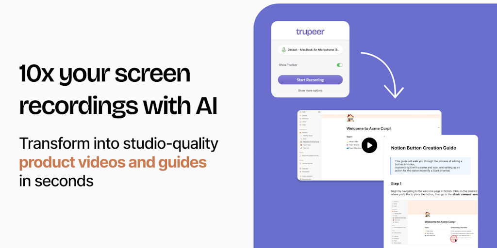 Thumbnail of Trupeer - Product Information, Latest Updates, and Reviews 2024 | Product Hunt