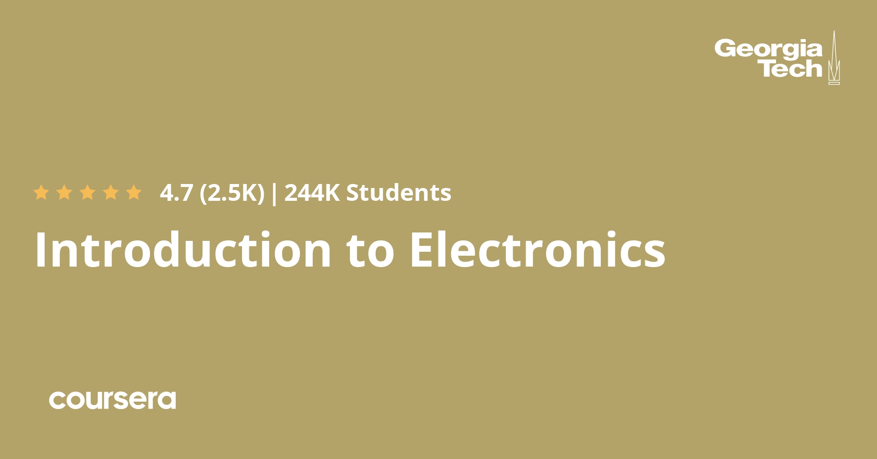 Thumbnail of Introduction to Electronics