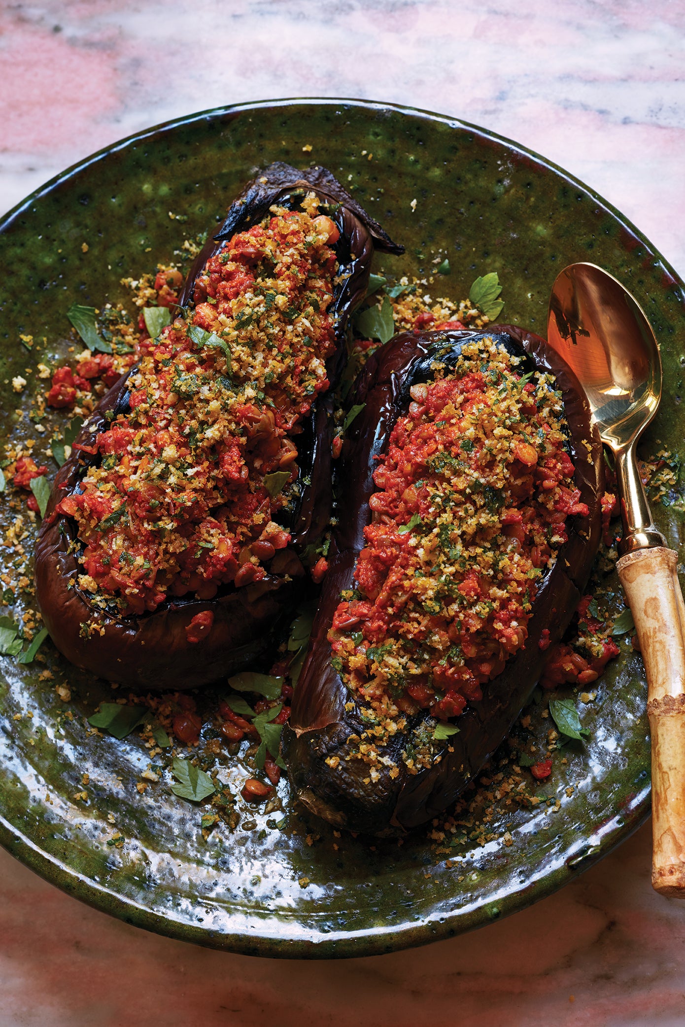 Thumbnail of Harissa Stuffed Eggplant – Flamingo Estate