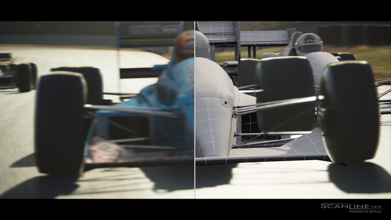 Thumbnail of Watch Scanline's VFX breakdown for 'Senna' - befores & afters