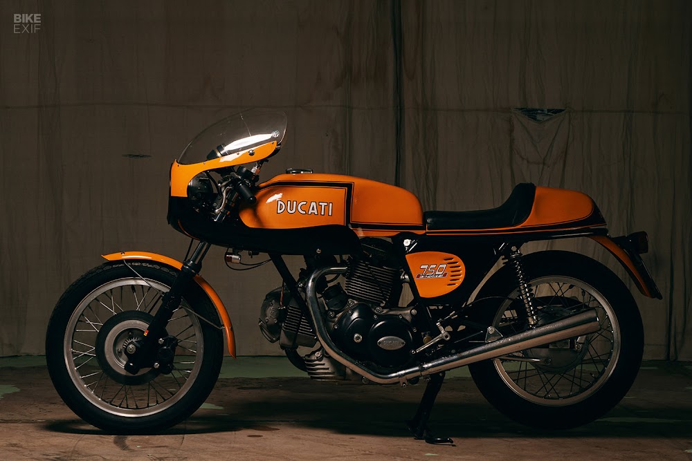 Thumbnail of The enduring edge of a classic motorbike