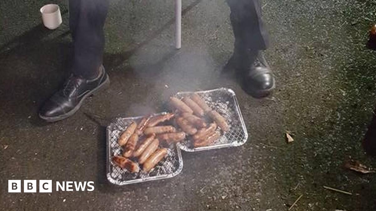 Thumbnail of Rescued piglets served up as sausages to firefighters