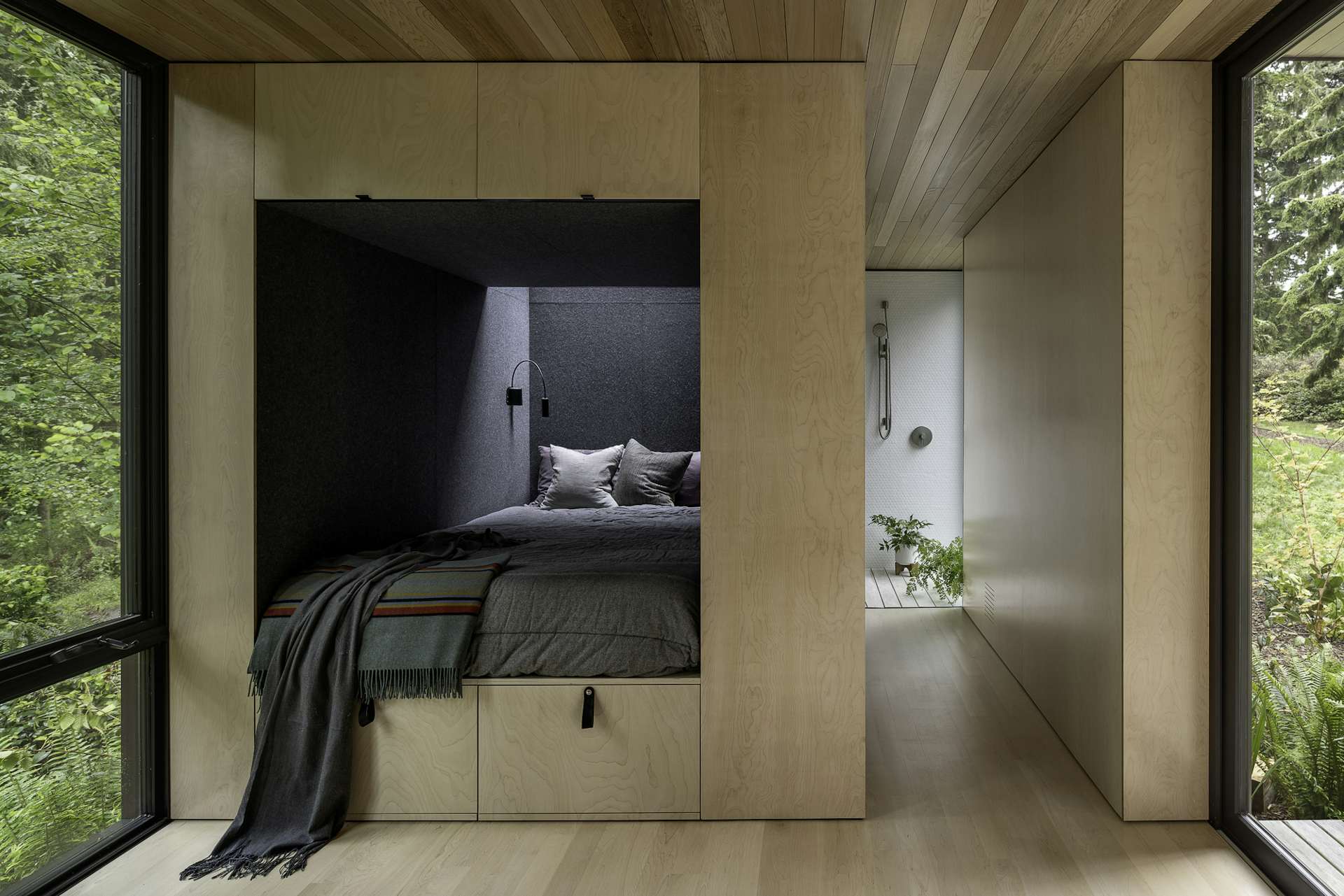 Thumbnail of Photo 4 of 9 in Half the Floor Plan Is Outdoors at This Off-Grid…