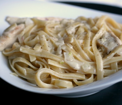 recipe: fettuccini alfredo with grilled chicken