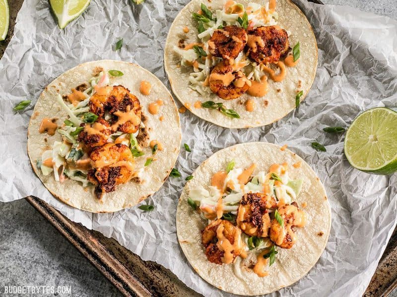 Blackened Shrimp Tacos