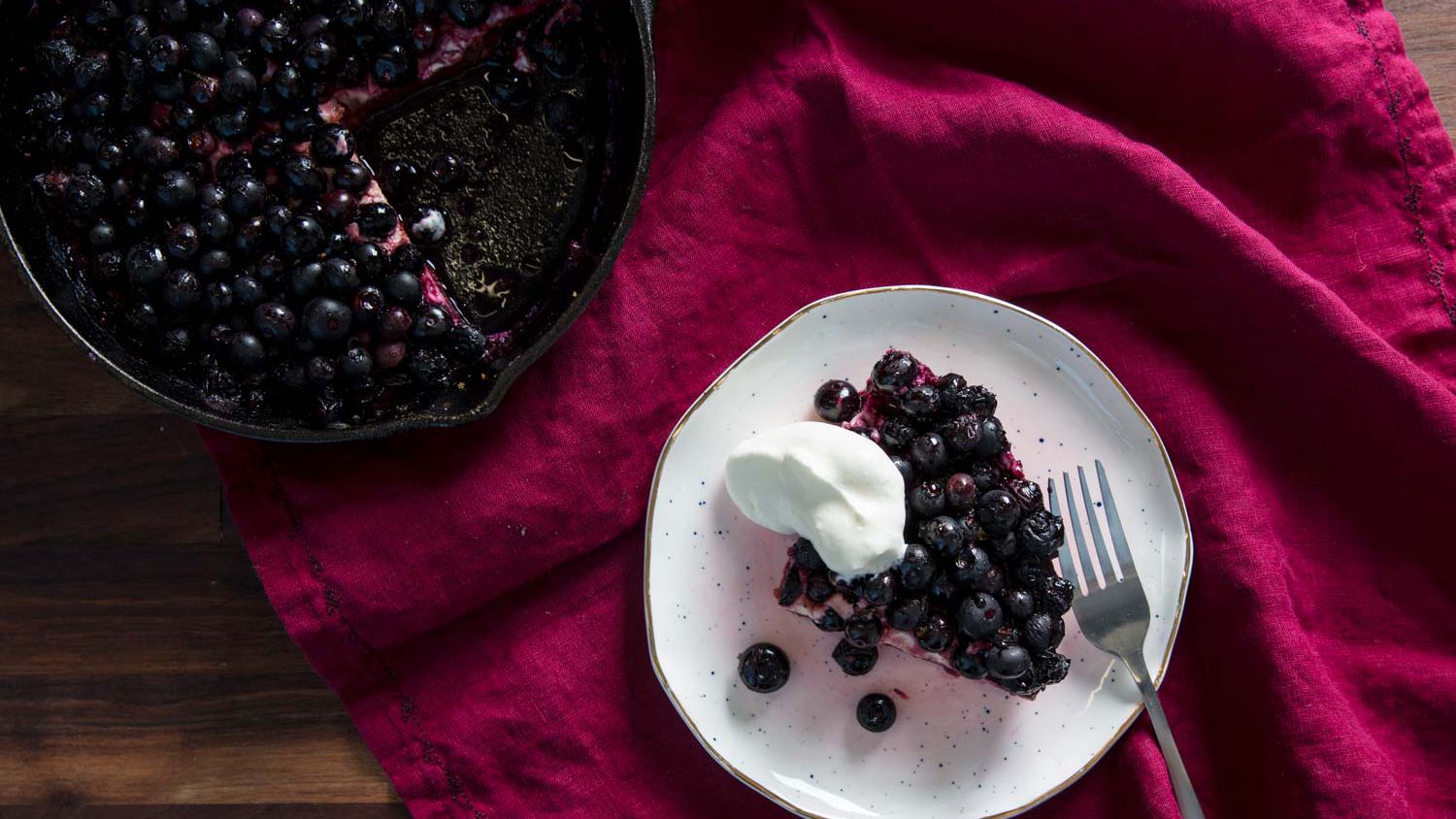 Broiled Blueberry "Pie" With Graham Cracker Crust Recipe