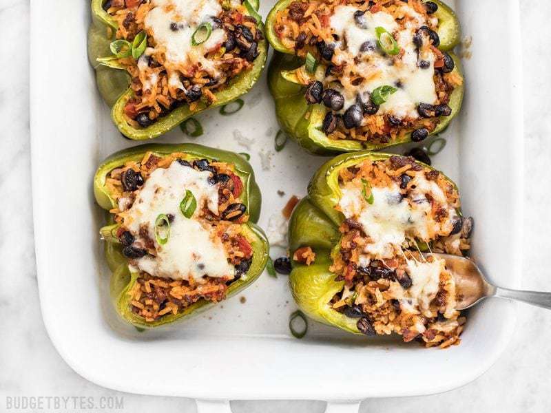 Chorizo Stuffed Bell Peppers