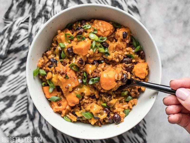 Chorizo Sweet Potato Skillet