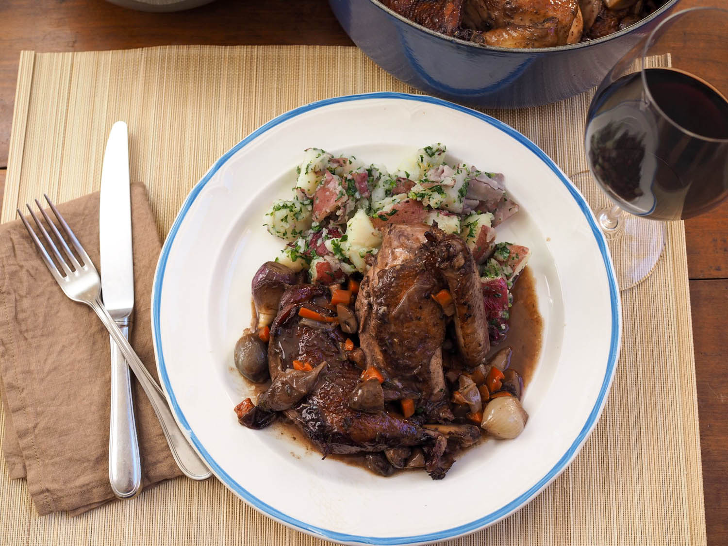 Coq au Vin  Recipe