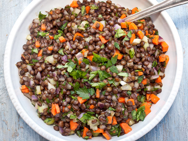 Cumin-Scented French Lentil Salad Recipe
