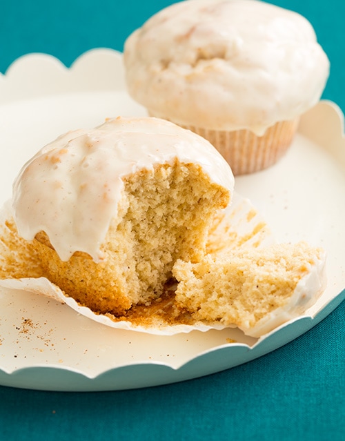 Eggnog Doughnut Muffins