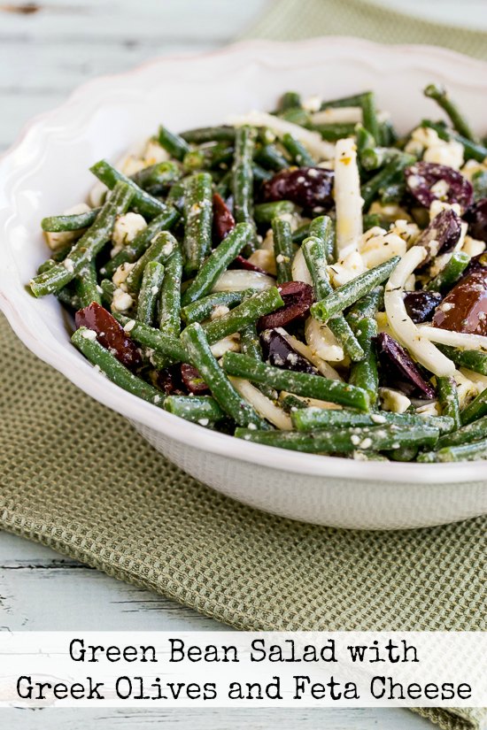 Green Bean Salad with Greek Olives and Feta Cheese