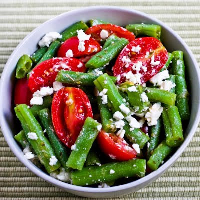 Green Bean, Tomato, and Feta Salad Oreganato