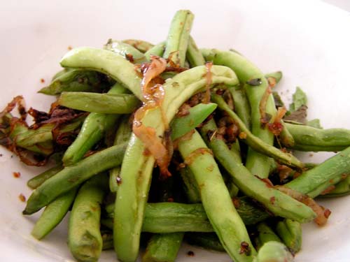 Green Beans with Mint and Red Onion Recipe