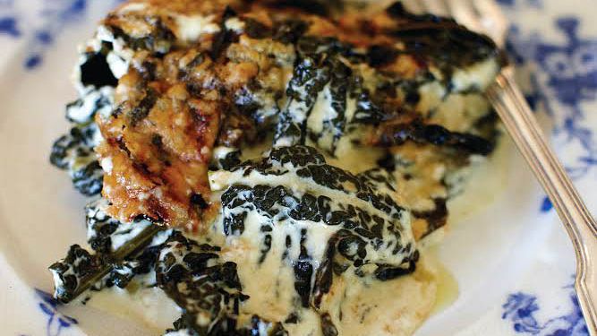 Lacinato Kale Gratin From 'A Boat, a Whale & a Walrus'