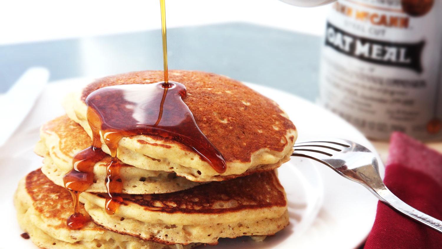 Oatmeal and Brown Butter Pancakes Recipe