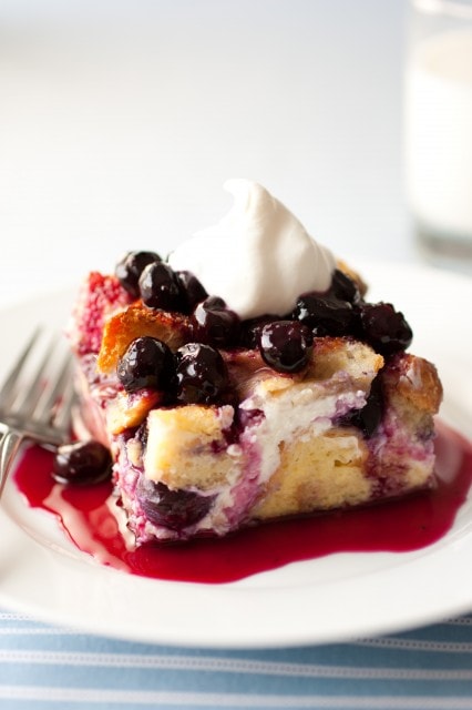 Overnight Blueberry French Toast