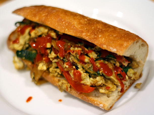 Pepper and Egg Sandwich Recipe
