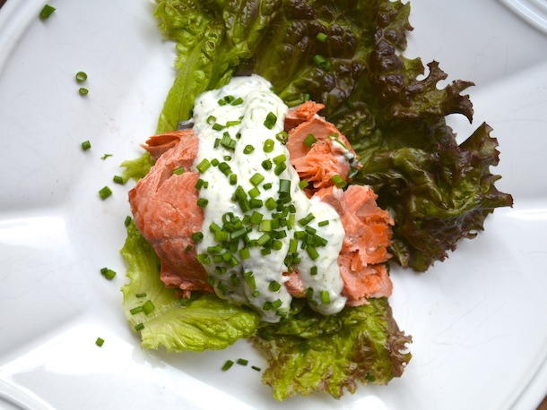 Poached Salmon With Dill Horseradish Sauce Recipe