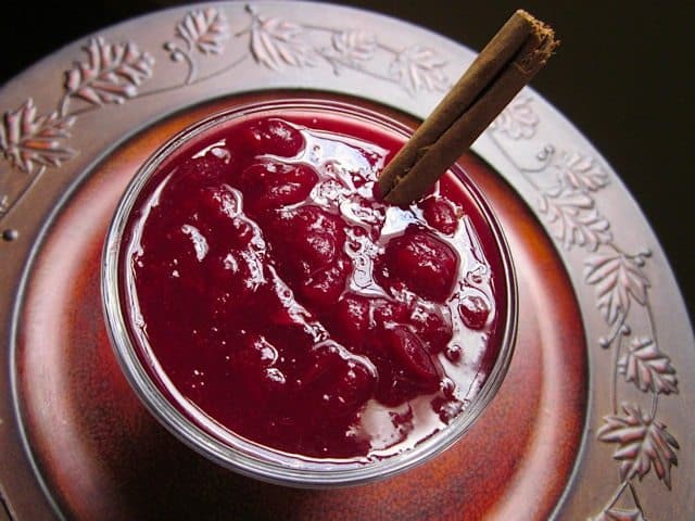 Red Wine Cranberry Sauce