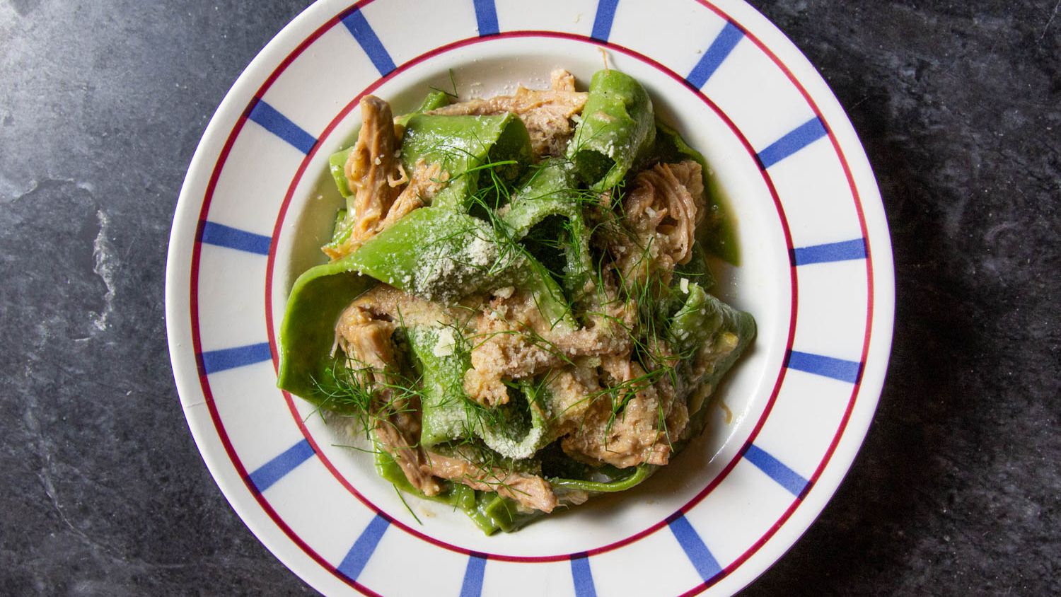 Roast Pork Shoulder Ragù in Bianco With Pasta Recipe