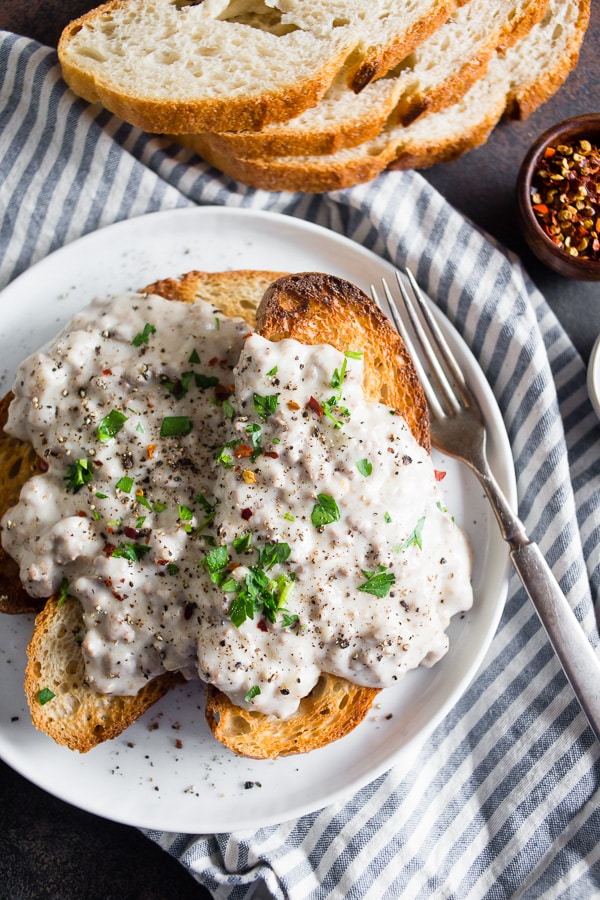 SOS Creamed Beef Recipe